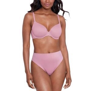 Miraclesuit Light Shaping Waistline Thong Underwear Size XL Pink Mesa Rose 2538